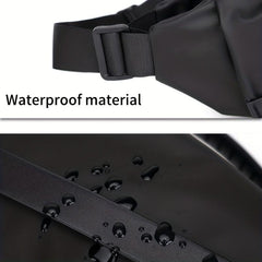 Men's Large Capacity Waterproof Chest Bag
