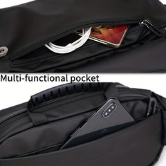 Men's Large Capacity Waterproof Chest Bag