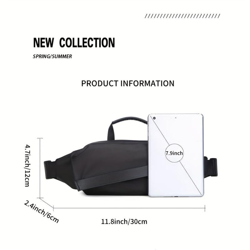 Men's Large Capacity Waterproof Chest Bag