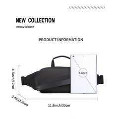 Men's Large Capacity Waterproof Chest Bag