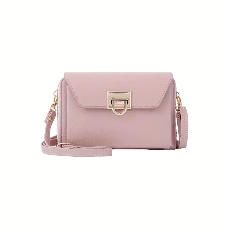 Random Crossbody Bag Solid Bag Mobile Phone Bag Single Shoulder Bag Card Bag