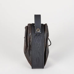 Medieval Leather Handbag Viking Style Retro Small Bag Waist Bag Dice Bag