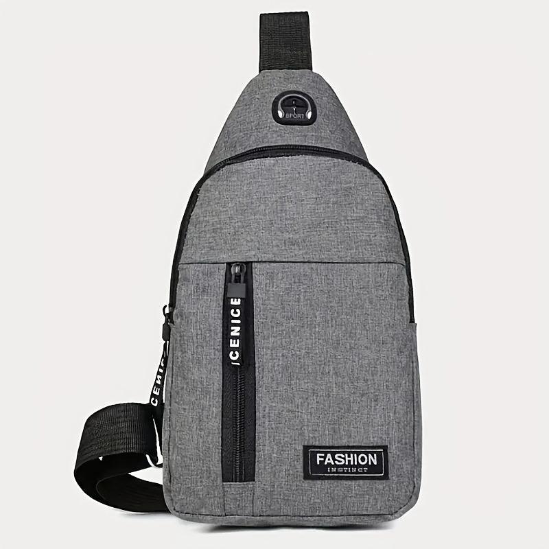 Men's Large Capacity Casual Chest Bag