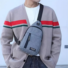 Men's Large Capacity Casual Chest Bag