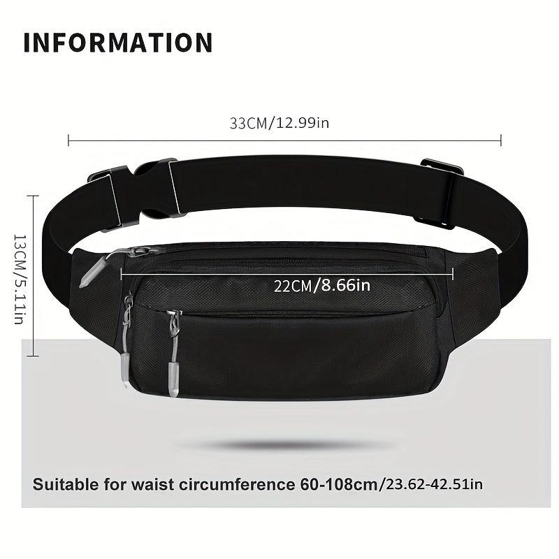 Nylon Waterproof Waist Bag for Running and Travelling