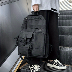 Large Capacity Preppy Backpack Travel Daypack Laptop Backpack