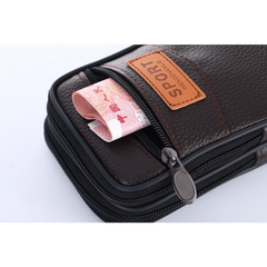 PU Leather Waist Bag Coin Purse Large Capacity Fanny Pack