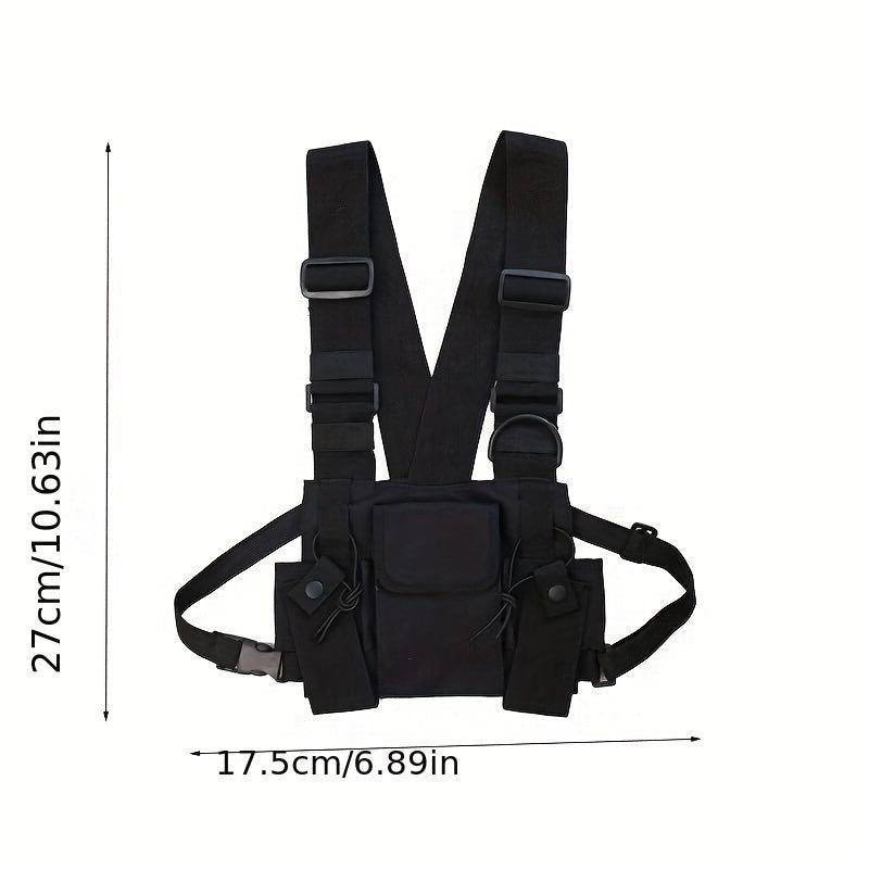 Men's Tactical Chest Rig Vest Bag for Outdoor Sports