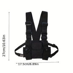 Men's Tactical Chest Rig Vest Bag for Outdoor Sports