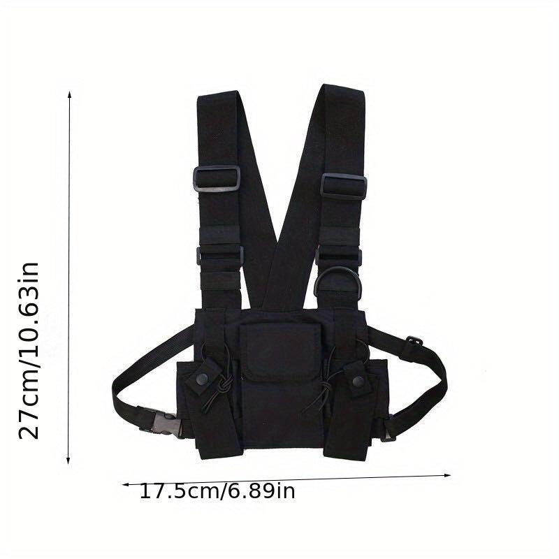 Men's Tactical Chest Rig Vest Bag for Outdoor Sports