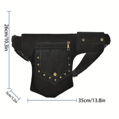 Casual Thigh Drop Leg Bag Lace Decor Waist Bag For Travel Outdoor