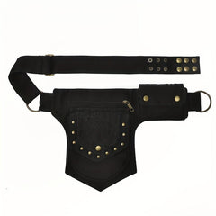 Casual Thigh Drop Leg Bag Lace Decor Waist Bag For Travel Outdoor