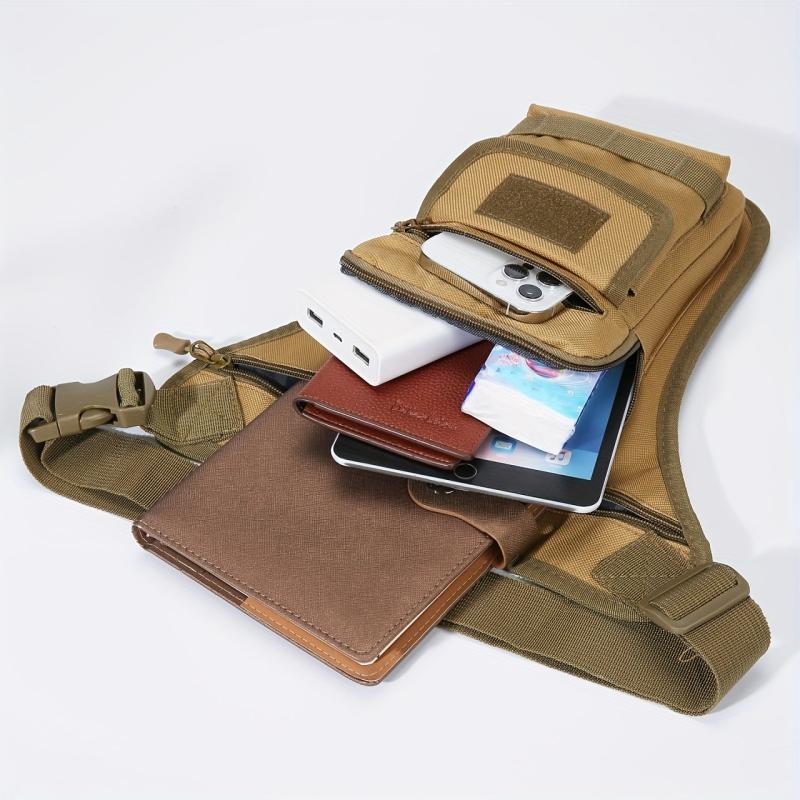 Men's Tactical Waist & Leg Bag Outdoor Fishing Mountaineering Chest Bag