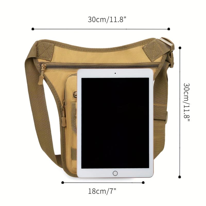 Men's Tactical Waist & Leg Bag Outdoor Fishing Mountaineering Chest Bag