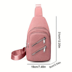 Water Resistant Chest Bag Outdoor Sports Travel Waist Bag