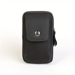 Men's Leather Waist Bag Mobile Phone Case