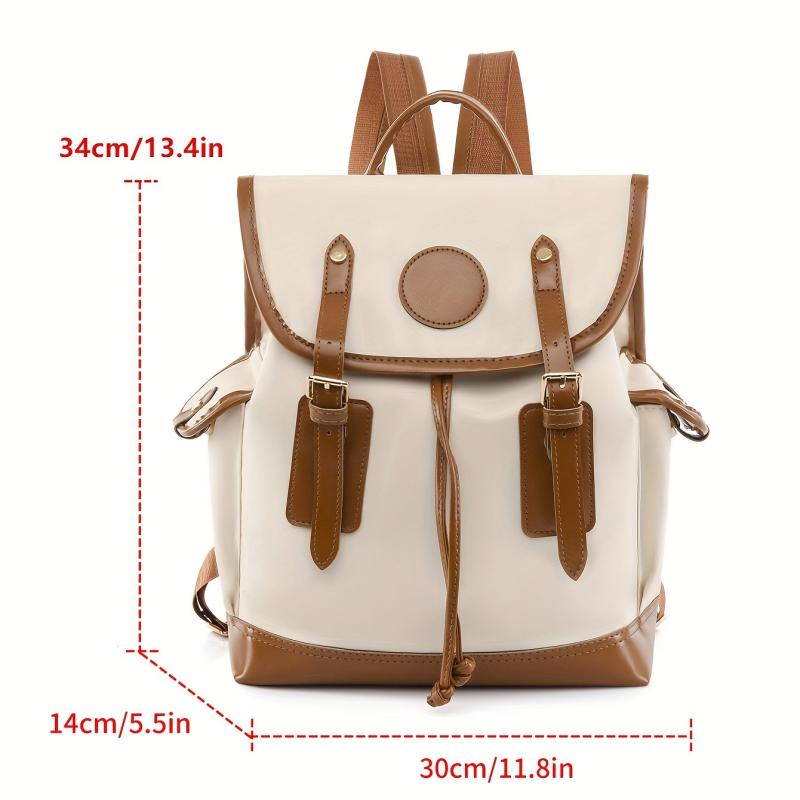Large Capacity Travel Backpack Lightweight Portable Preppy School Bag