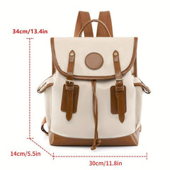 Large Capacity Travel Backpack Lightweight Portable Preppy School Bag