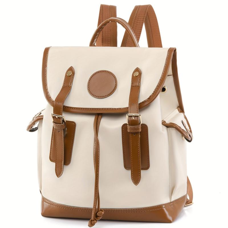 Large Capacity Travel Backpack Lightweight Portable Preppy School Bag