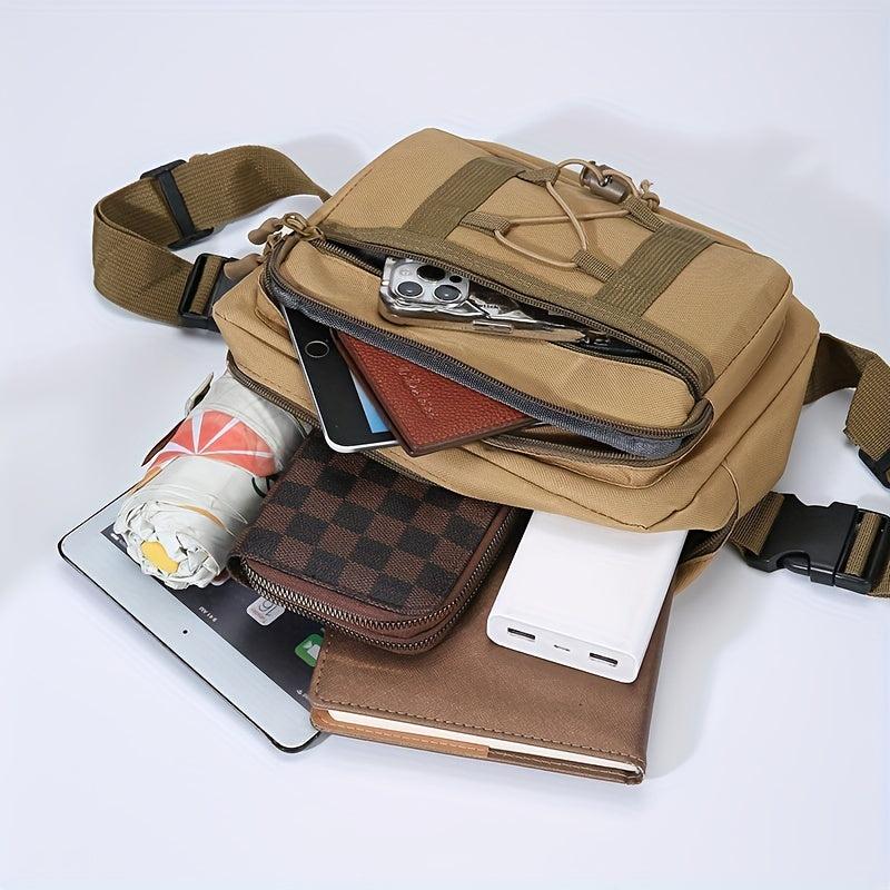 Nylon Tactical Chest Bag Sports Vest Chest Bag Outdoor Tooling Vest