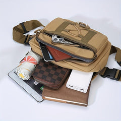 Nylon Tactical Chest Bag Sports Vest Chest Bag Outdoor Tooling Vest