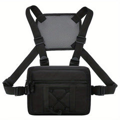Nylon Tactical Chest Bag Sports Vest Chest Bag Outdoor Tooling Vest