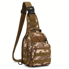 Men's Waterproof Camo Chest Bag Tactical Large Capacity Chest Bag