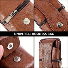 Men's Casual Outdoor Sports Waist Bag Large Capacity Double layer Waist Bag