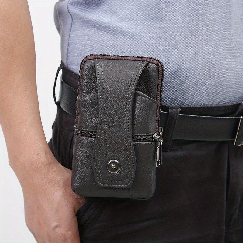 Men's Casual Outdoor Sports Waist Bag Large Capacity Double layer Waist Bag