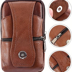 Men's Casual Outdoor Sports Waist Bag Large Capacity Double layer Waist Bag