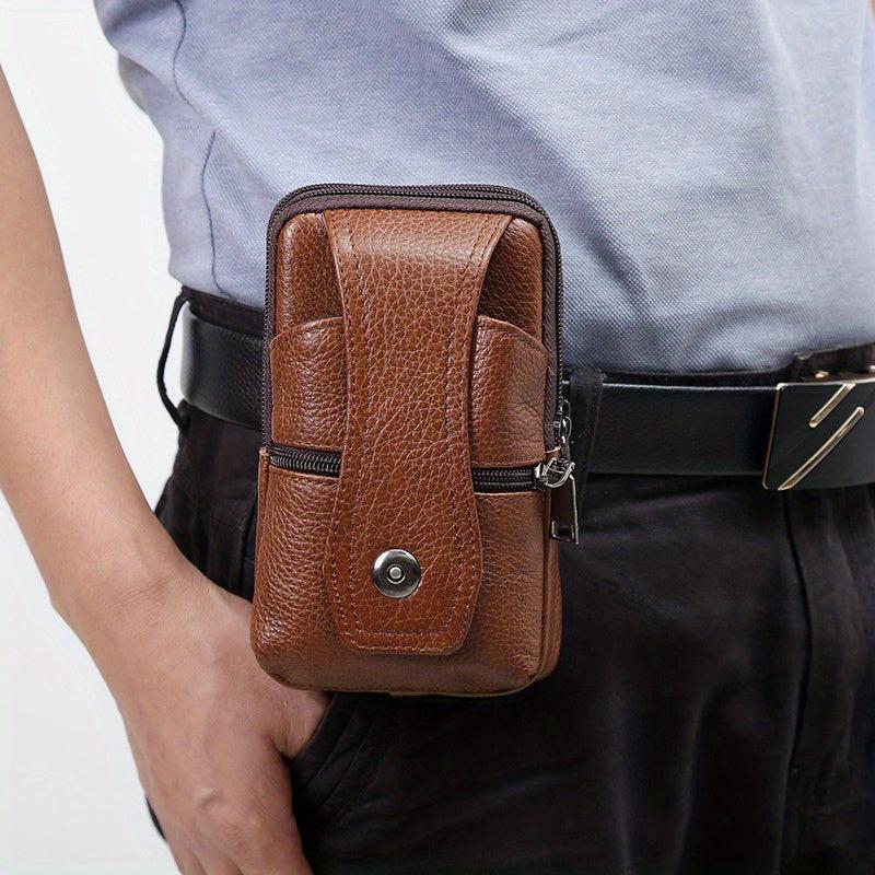Men's Casual Outdoor Sports Waist Bag Large Capacity Double layer Waist Bag