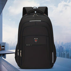 Large Capacity Zipper Backpack Lightweight Rucksack for Business Laptop