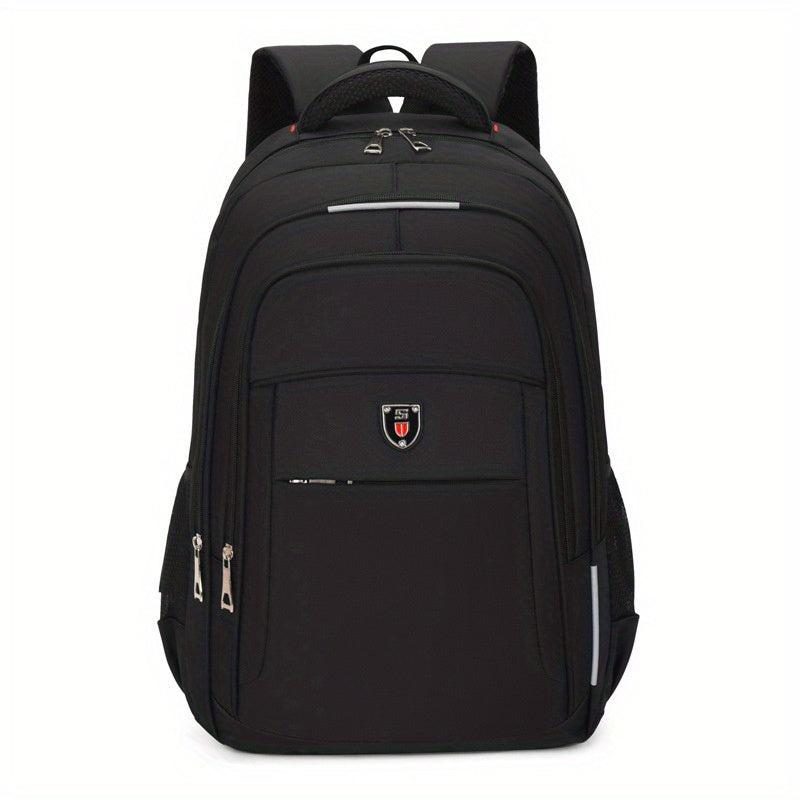 Large Capacity Zipper Backpack Lightweight Rucksack for Business Laptop