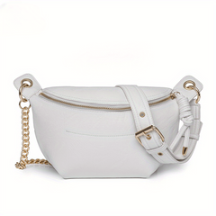 Vintage Casual Crossbody Bag Retro PU Chest Bag Waist Bag