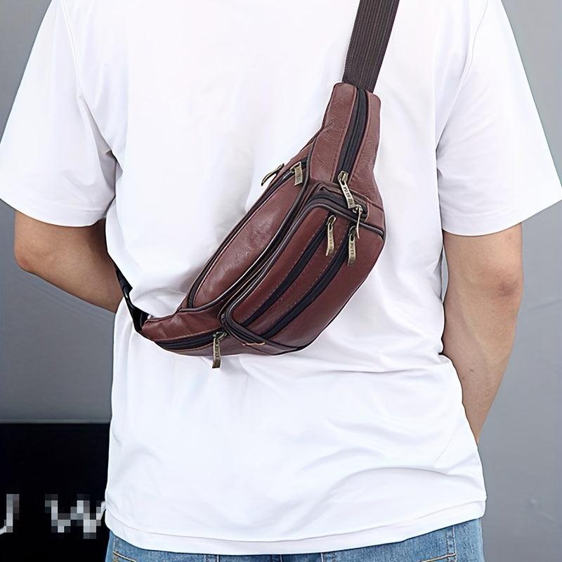 Large Capacity Sports Crossbody Bag for Hiking Running Men