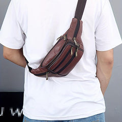 Large Capacity Sports Crossbody Bag for Hiking Running Men