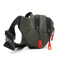 Men's Multifunctional Waist Bag Fanny Pack Waterproof Oxford Cloth Waist Bag