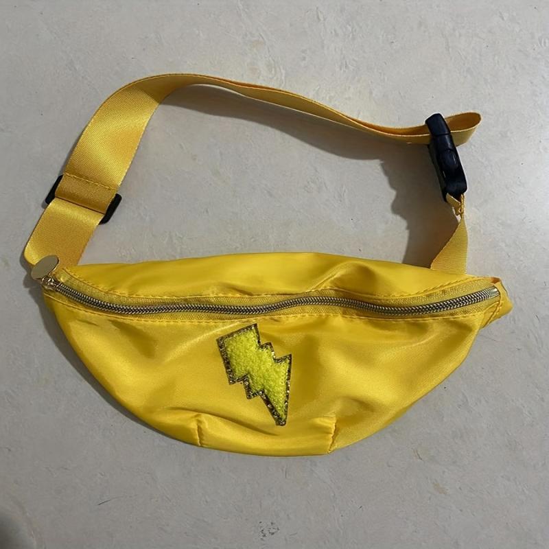 Heart Pattern Chest Bag Waterproof Crossbody Bag Waist Bag Fanny Bag