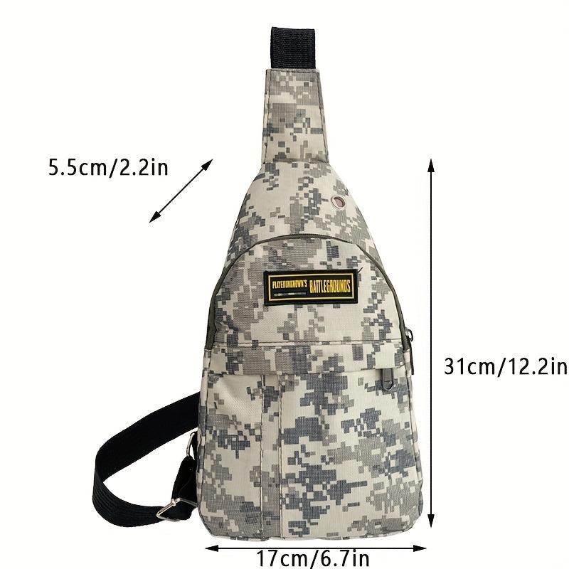Outdoor Camo Chest Bag Sports Shoulder Bag