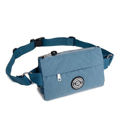 Men's Waterproof Nylon Waist Bag for Daily Commute
