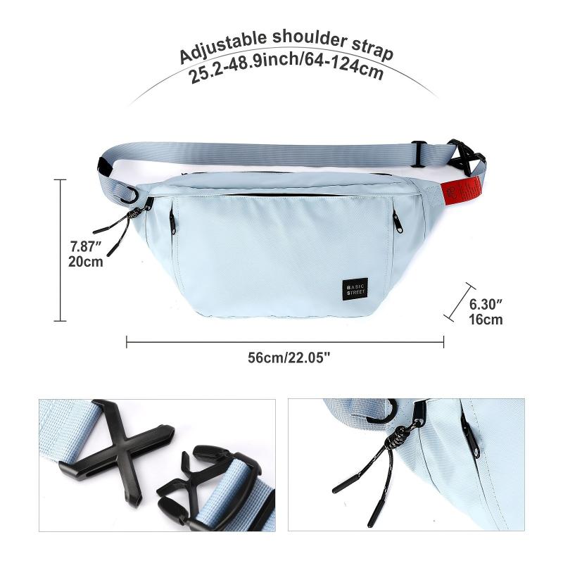 Casual Waist Bag Street Style Couple Chest Bag High end Shoulder Bag