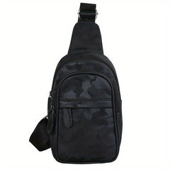 Men's Leather Crossbody Fanny Pack for Outdoors