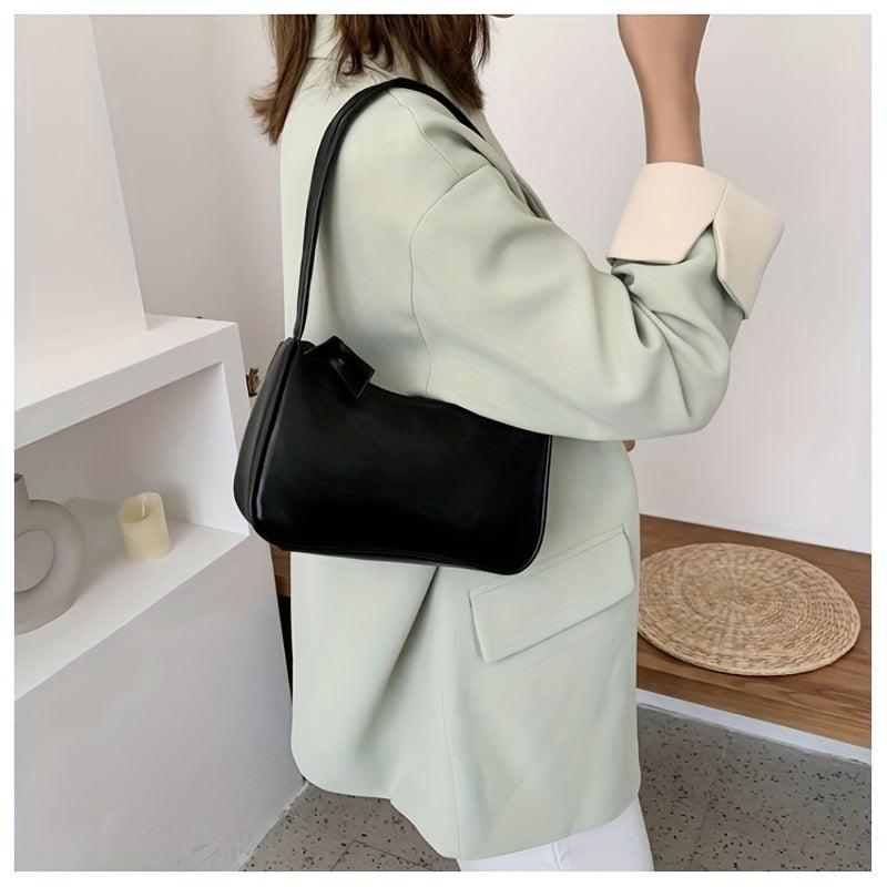 PU Leather Shoulder Bag Casual Tote Bag