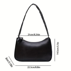 PU Leather Shoulder Bag Casual Tote Bag