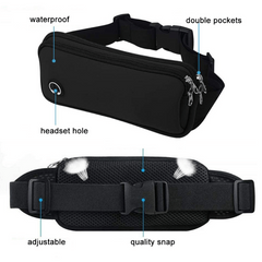 Sports Waterproof Waist Bag Fanny Pack for Running Gym