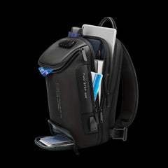 Men's Casual Large Capacity Chest Bag Waterproof Shoulder Crossbody Tablet Bag