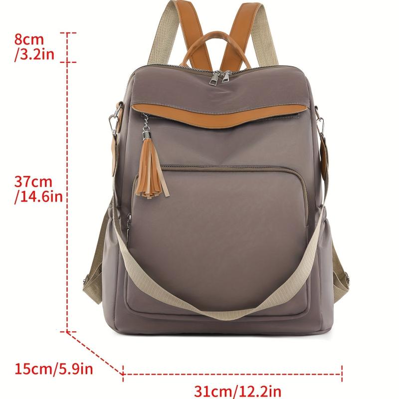 Anti theft Backpack Purse Women's Shoulder Bag Nylon Travel Daypack