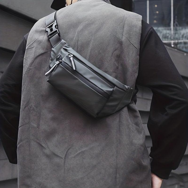 Solid Chest Bag for Outdoor Sports - Single Shoulder Bag