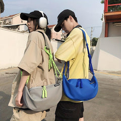 Nylon Sports Casual Single Shoulder Bag Messenger Bag For Men Women