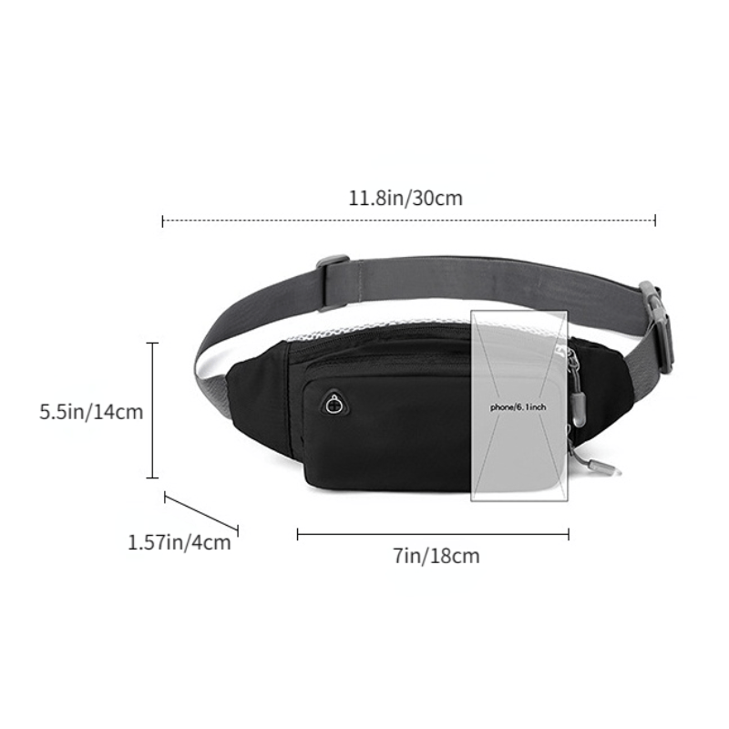 Sports Waist Bag Mobile Phone Bag Mini Cross Body Bag